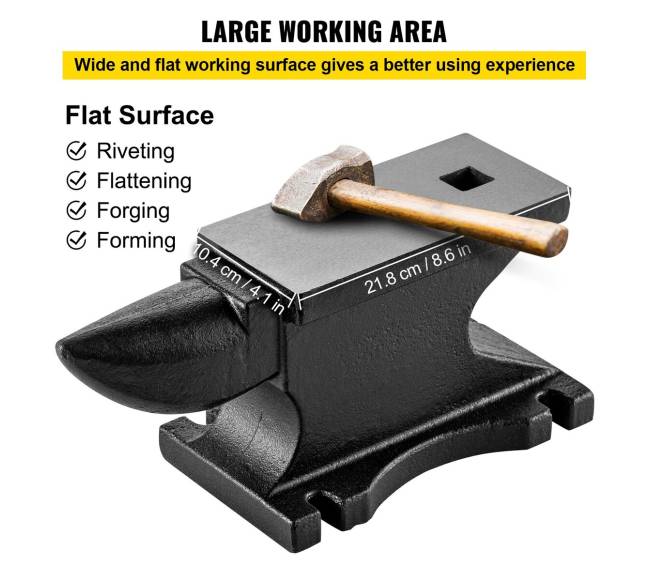 Lietinis ketaus priekalas, 25 kg vieno ragelio5