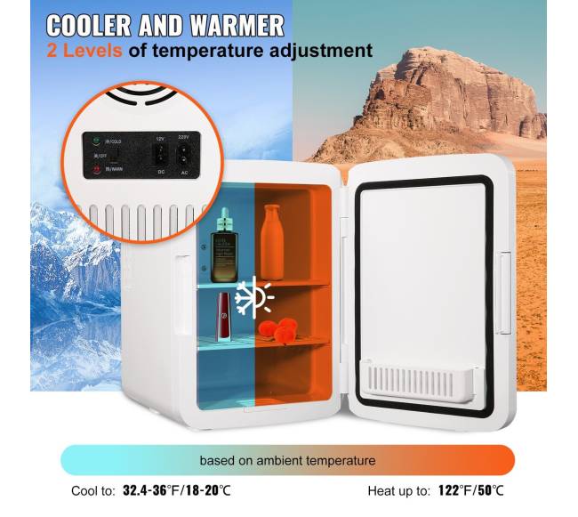 Mini šaldytuvas 10 litrų, juodas2