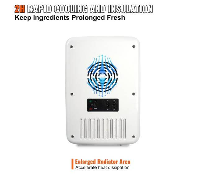 Mini šaldytuvas 10 litrų, juodas3