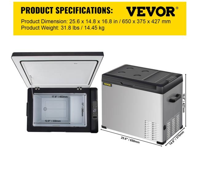 Automobilinis šaldytuvas su vienos zonos šaldikliu6