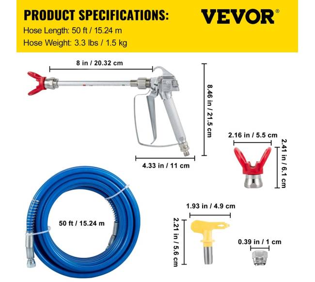 Belaidžio dažymo žarnos rinkinys su prailginimu6