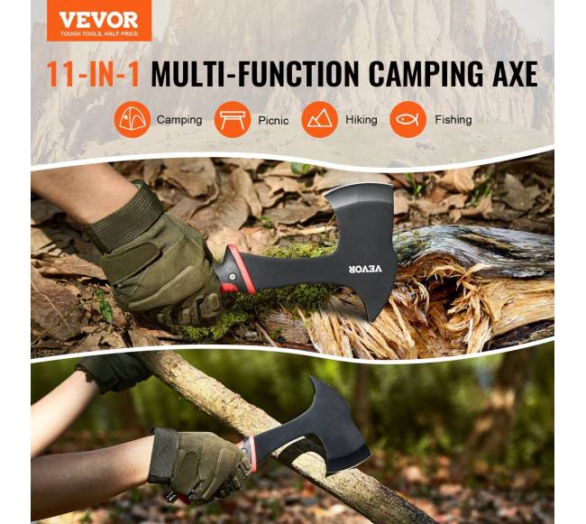 Stovyklavimo kirvis ir mačetė su priedais1