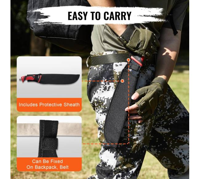 Stovyklavimo kirvis ir mačetė su priedais5