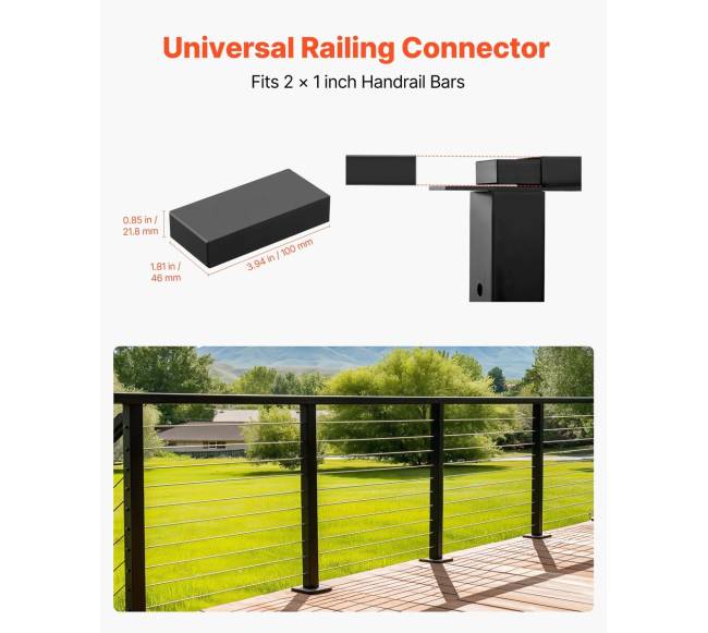 turėklų jungčių komplektas, plokščių jungčių priedai2