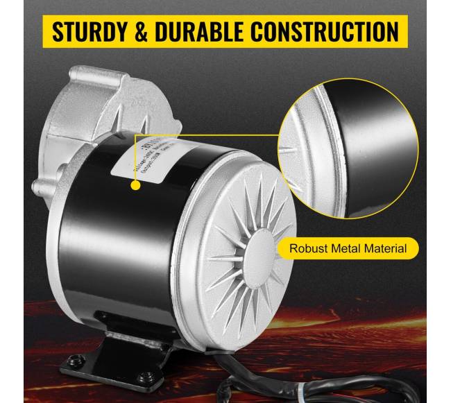 24V nuolatinės srovės elektrinis variklis dviračiui3