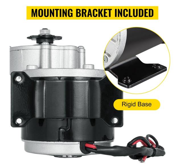 24V nuolatinės srovės elektrinis variklis dviračiui4