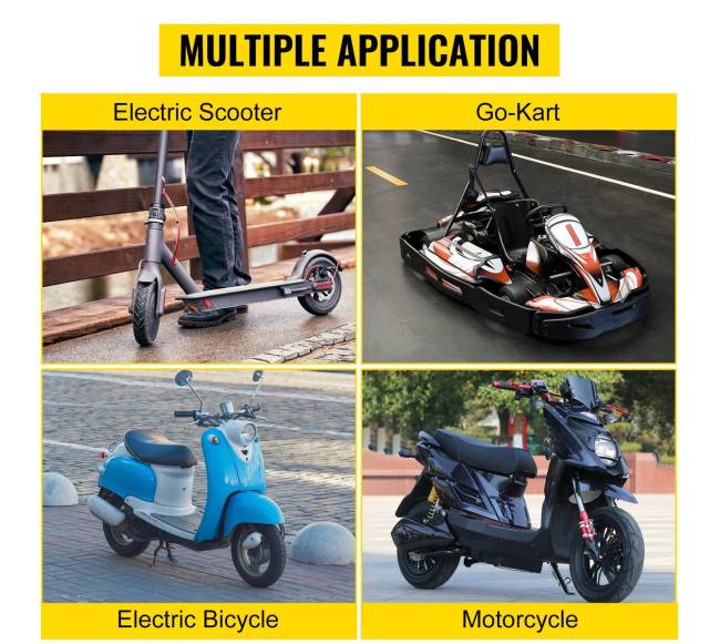 24V nuolatinės srovės elektrinis variklis dviračiui6