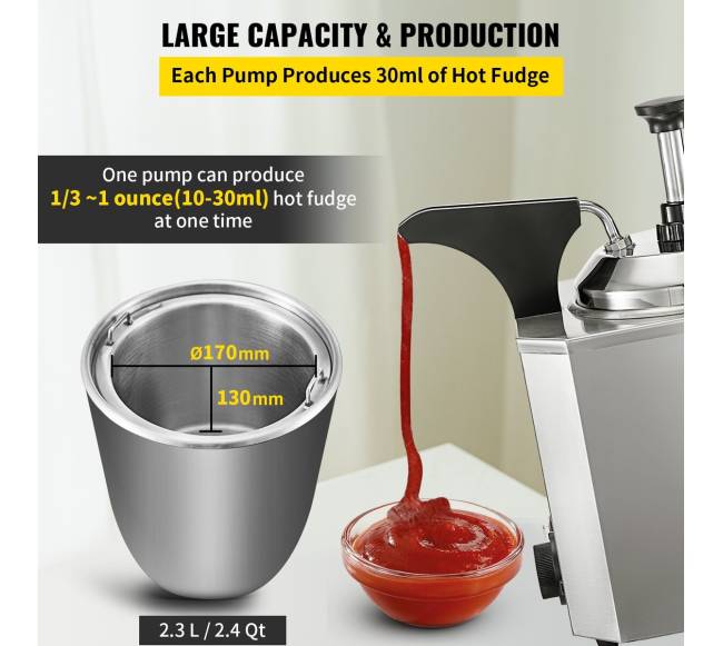 karamelės ir sūrio šildytuvas su pompa3