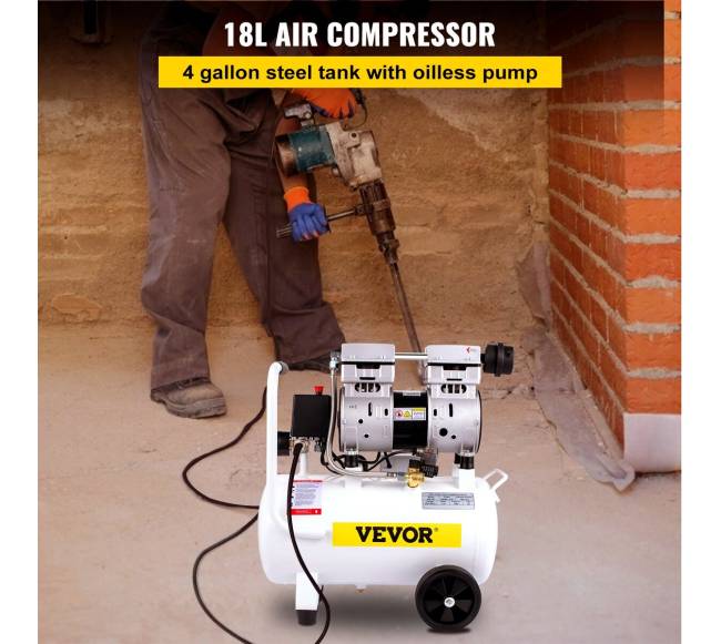 Nevaržomas oro kompresorius 18L, 850W1