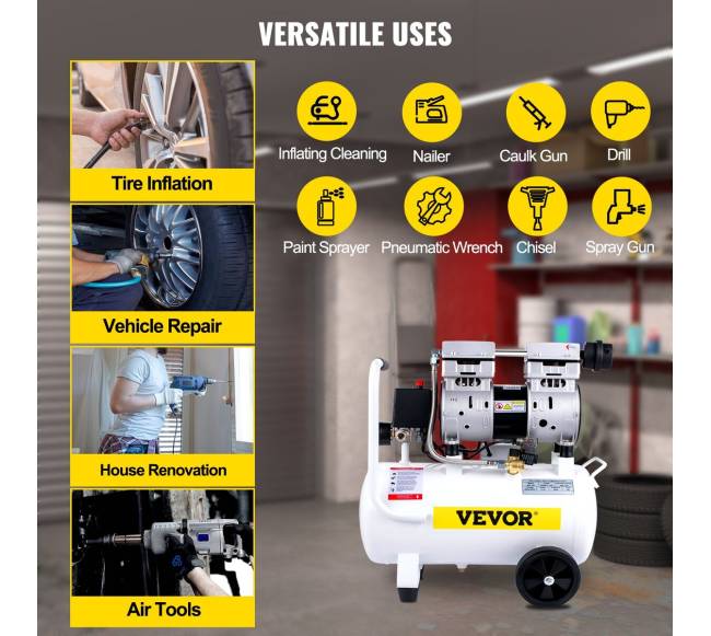 Nevaržomas oro kompresorius 18L, 850W5