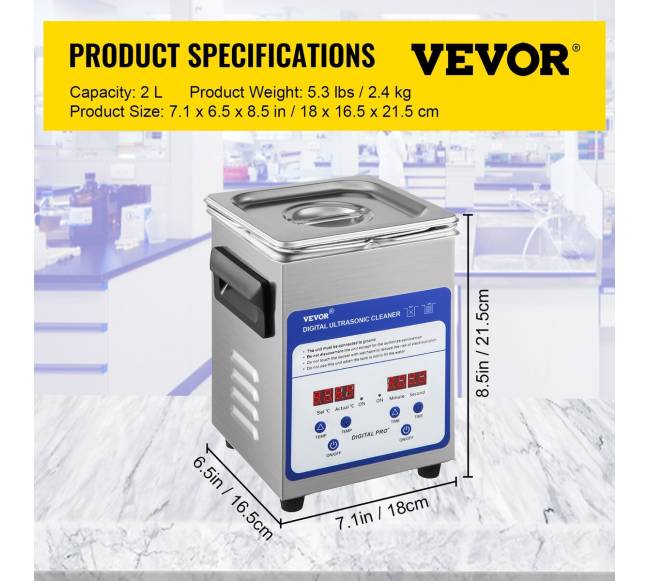 Skaitmeninis ultragarsinis valiklis su šildytuvu6