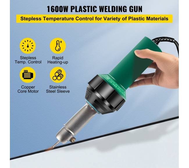 Stogų suvirinimo aparatas, PVC karšto oro pistoletas1