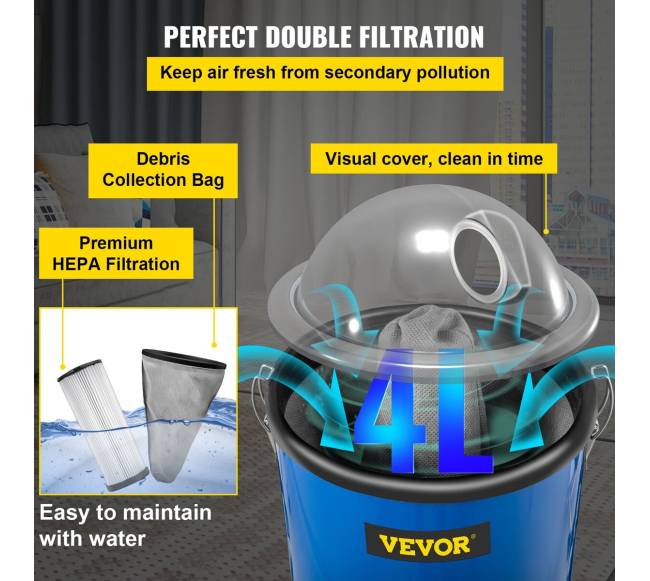 Kuprinės siurblys su teleskopiniu vamzdžiu3