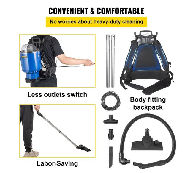 Kuprinės siurblys su teleskopiniu vamzdžiu5