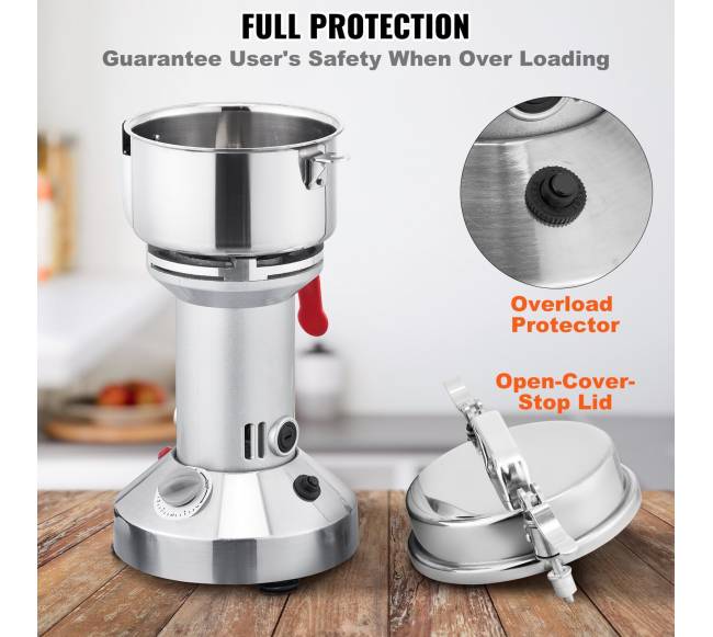 300g komercinė prieskonių malūnėlis, elektrinis grūdų malūnėlis4