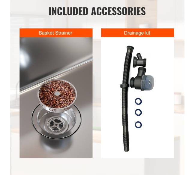 30 inčų nerūdijančio plieno virtuvės kriauklė5