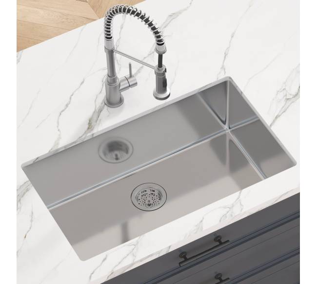 30 inčų nerūdijančio plieno virtuvės kriauklė6