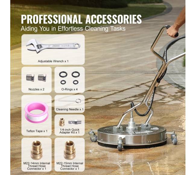 61 cm aukšto slėgio plovimo paviršiaus valiklis5