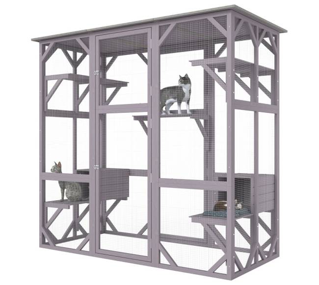 Lauko kačių namelis su 5 platformomis0