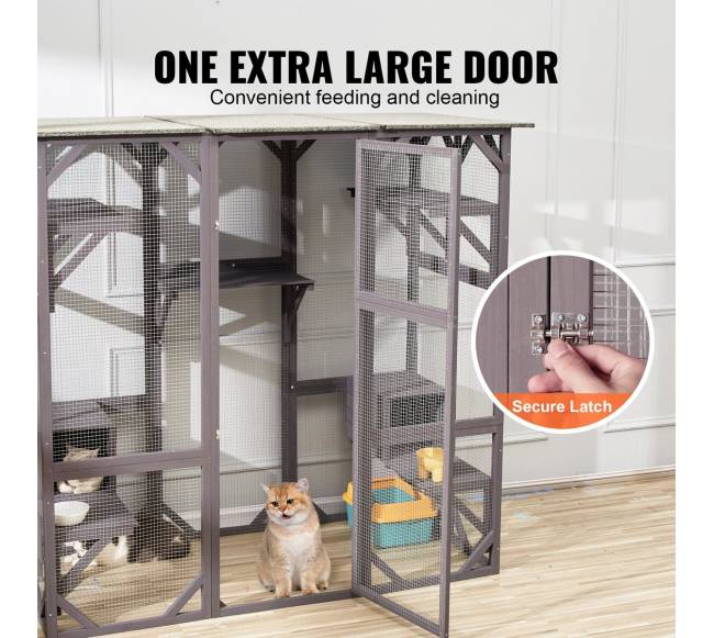 Lauko kačių namelis su 5 platformomis5