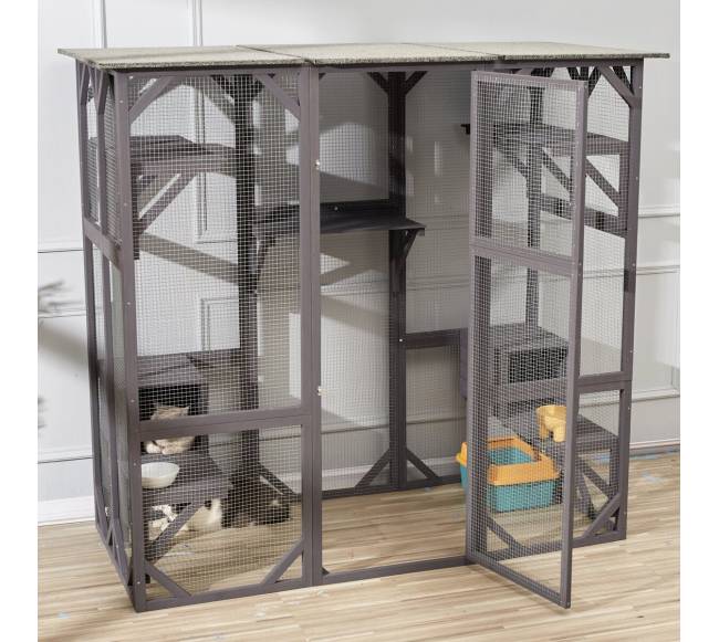 Lauko kačių namelis su 5 platformomis7