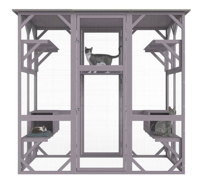 Lauko kačių namelis su 5 platformomis10
