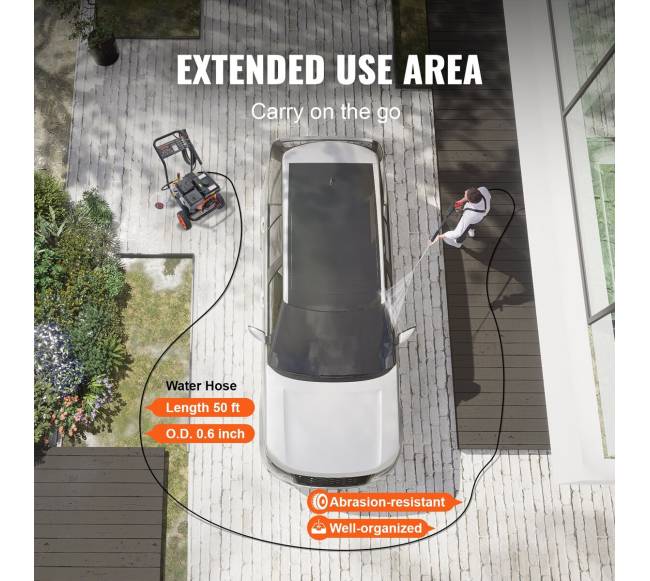 Benzininė aukšto slėgio plovimo mašina 4400 PSI4