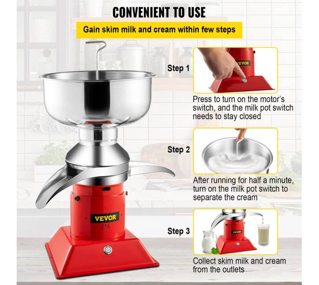 Pieno grietinėlės separatorius 100Lh5