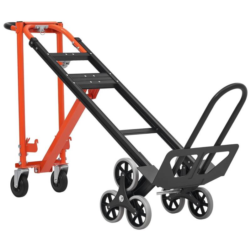 3 viename laiptų kopimo vežimėlis, 350 kg, sulankstomas0