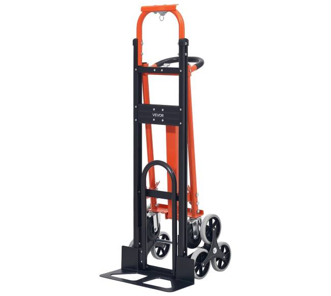 3 viename laiptų kopimo vežimėlis, 350 kg, sulankstomas9