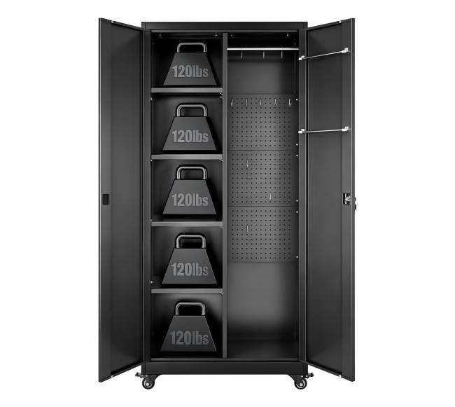 Metalinė sandėliavimo spinta su ratukais0