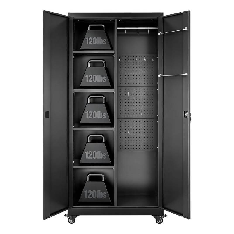 Metalinė sandėliavimo spinta su ratukais0