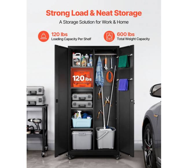 Metalinė sandėliavimo spinta su ratukais1