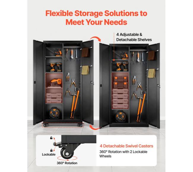 Metalinė sandėliavimo spinta su ratukais4