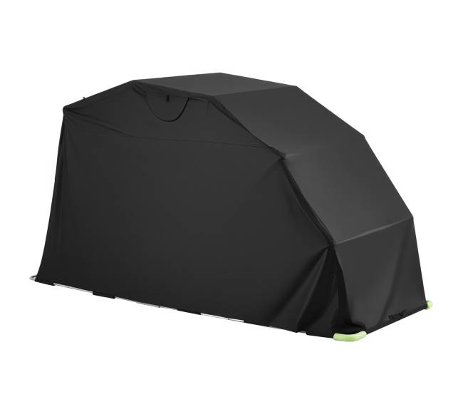 Motociklo pastogė su apsaugine spyna0