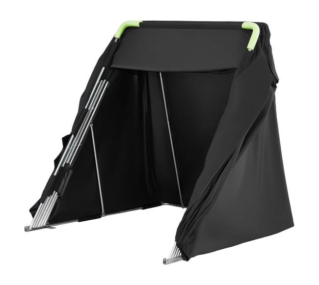 Motociklo pastogė su apsaugine spyna10