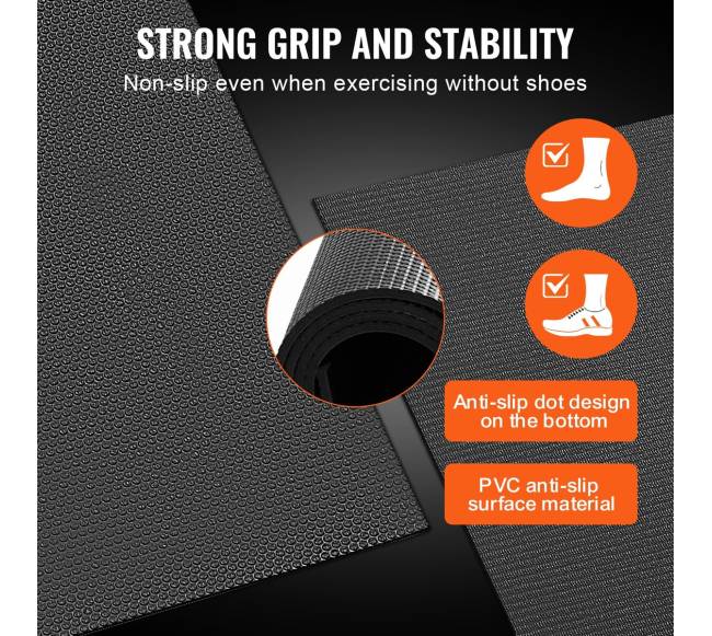 neslystantis jogos kilimėlis 366x183 cm2