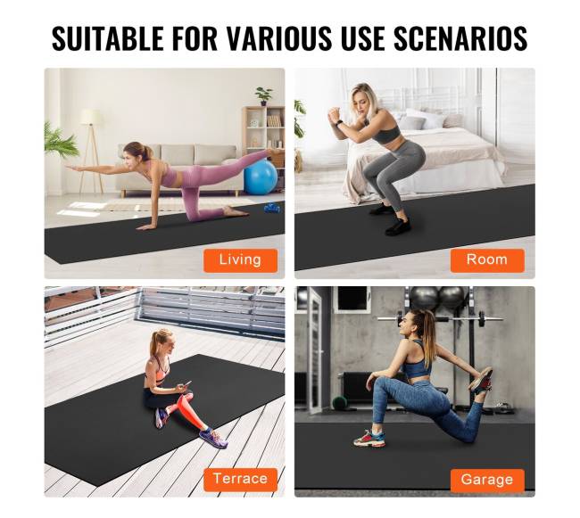 neslystantis jogos kilimėlis 366x183 cm5