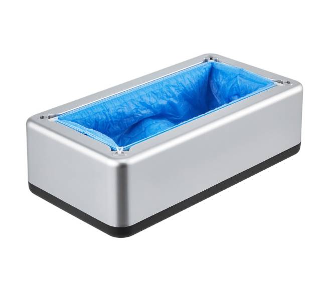 Batų uždangalų dozatorius su 100 dangtelių0