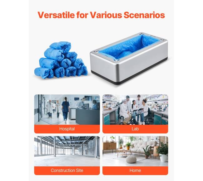 Batų uždangalų dozatorius su 100 dangtelių5