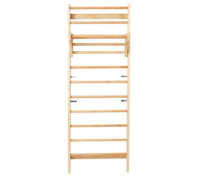 medinė švediška gimnastikos sienelė0