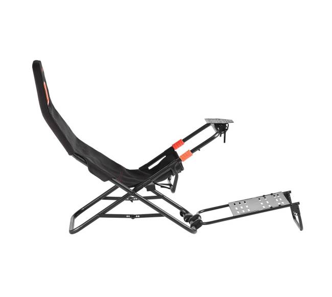 Nešiojamas lenktynių vairo stovas, juodas10