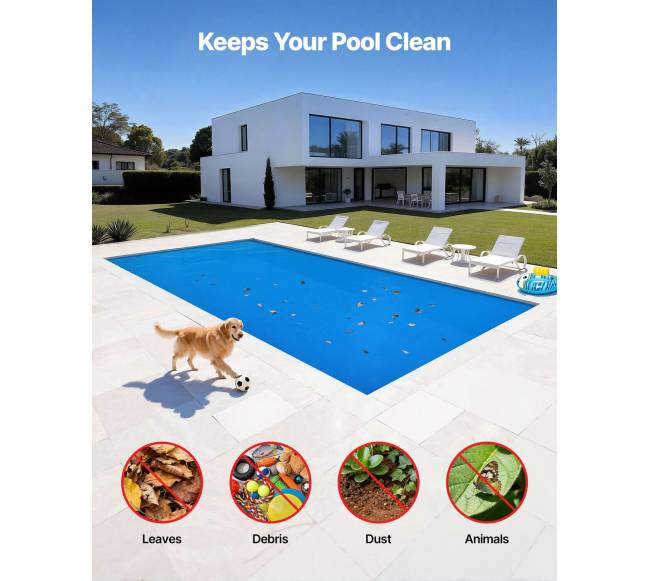 Baseino dangtis nuo saulės 10.97 x 5.49 m5