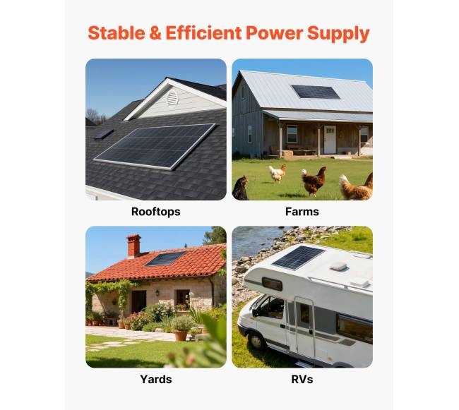 2 vnt. 100W bifacialiniai saulės moduliai5