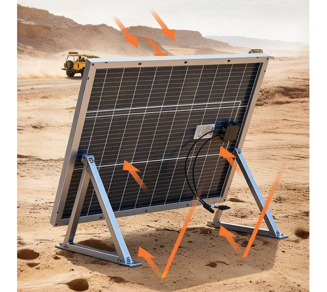 2 vnt. 100W bifacialiniai saulės moduliai7