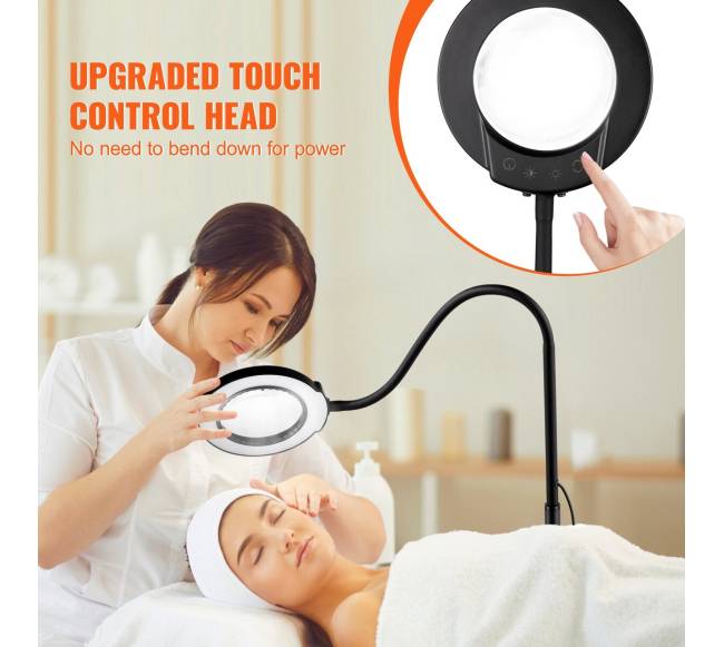 Didinamasis stiklas su šviesa ir stovu3