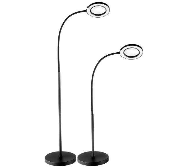 Didinamasis stiklas su šviesa ir stovu8