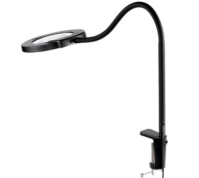 Didinamasis stiklas su šviesa ir stovu10