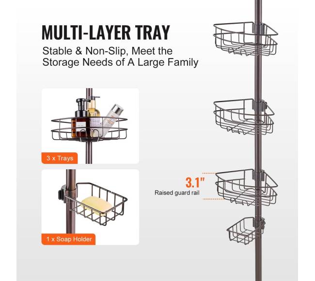 Kampinė įtempimo dušo lentyna3