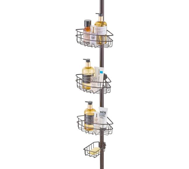 Kampinė įtempimo dušo lentyna8